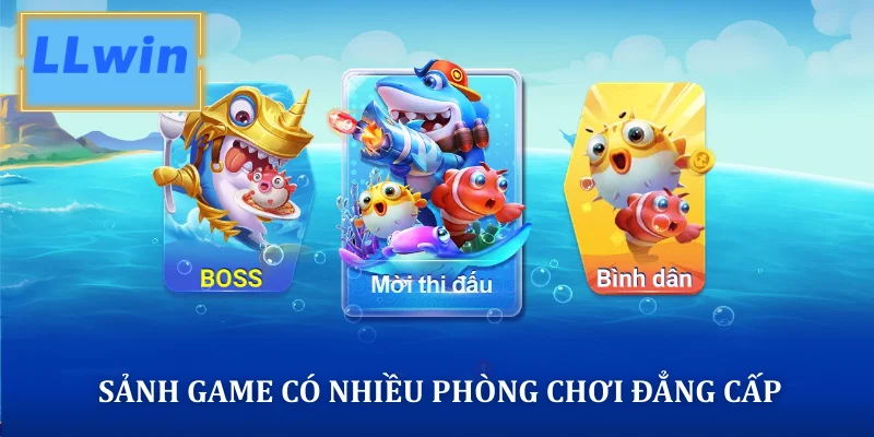 Sảnh game phát triển hệ thống phòng chơi đa dạng